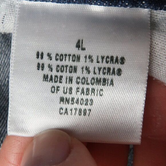 OLD NAVY BLUE DENIM ULTRA LOW WAIST SKINNY STRETCH JEANS SIZE 4 VINTAGE - Picture 3 of 8